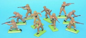 BRITAINS DEETAIL WW2 British Infantry 1/32 54mm toy soldiers - Picture 1 of 10