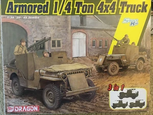 1/35 gepanzerter 1/4 Tonnen 4x4 LKW (Willy's MB Jeep) ~ Dragon 6727 - Bild 1 von 10