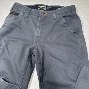 Ariat Jeans Rebar M4 Relaxed Boot Herren Jeans grau Hose 32x38 - Bild 1 von 10