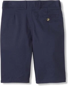 Boys Navy Stretch Short Flat Front SH9276 French Toast School Uniform 4 to 14 - Picture 1 of 4