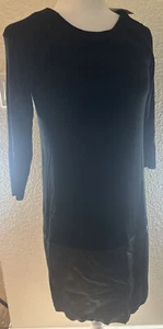 NWT Bailey 44 Dress Size Medium Black Jersey Stretch Classic long sleeve - Picture 1 of 7