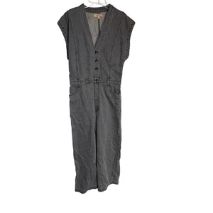 Mono Ariat Real Denim Gris Botón Delantero Sin Mangas Para Mujer XL - Imagen 1 de 7