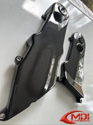 Ducati Carbon Fiber Hypermotard 1100 1100 S 2007 2008 Belt Covers - Image 1 of 4