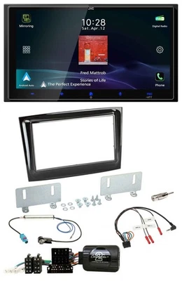 JVC USB Bluetooth 2DIN DAB Lenkrad Autoradio für Fiat Doblo VDO ab 2015 piano - Bild 1 von 4