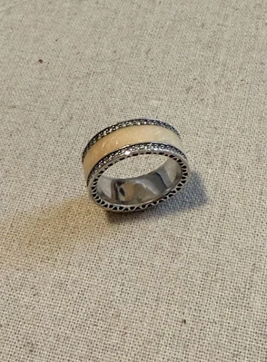 AUTÉNTICO ANILLO PANDORA 2017 CORAZONES DE PANDORA PLATA 191024EN23 Talla 8 Foto 1 de 4