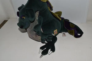 Manhattan Toy 2000 Royal Renaissance Dragon Plush Animal Green - 14" (CPQ81) - Picture 1 of 3