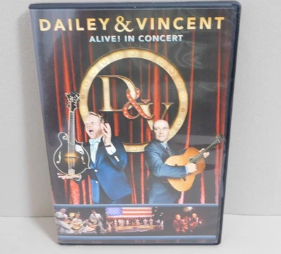Dailey & Vincent Alive! In Concert DVD ( Bluegrass Country Gospel)  VGC Disc - Image 1 of 4