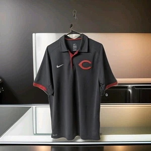Polo Uomo Nike Cincinnati Reds Dri-Fit Collezione Autentica Taglia Media - Foto 1 di 4