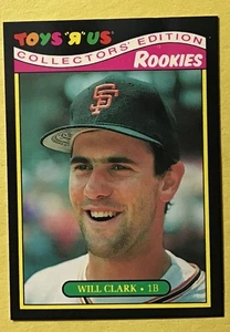 1987 Topps Toys "R" Us Rookies #7 Will Clark San Francisco Giants KOSTENLOSER VERSAND - Bild 1 von 2