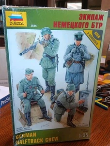 Zvezda #3585 1/35 German Halftrack Crew (4 Figuren) Kostenloser Versand! - Bild 1 von 7