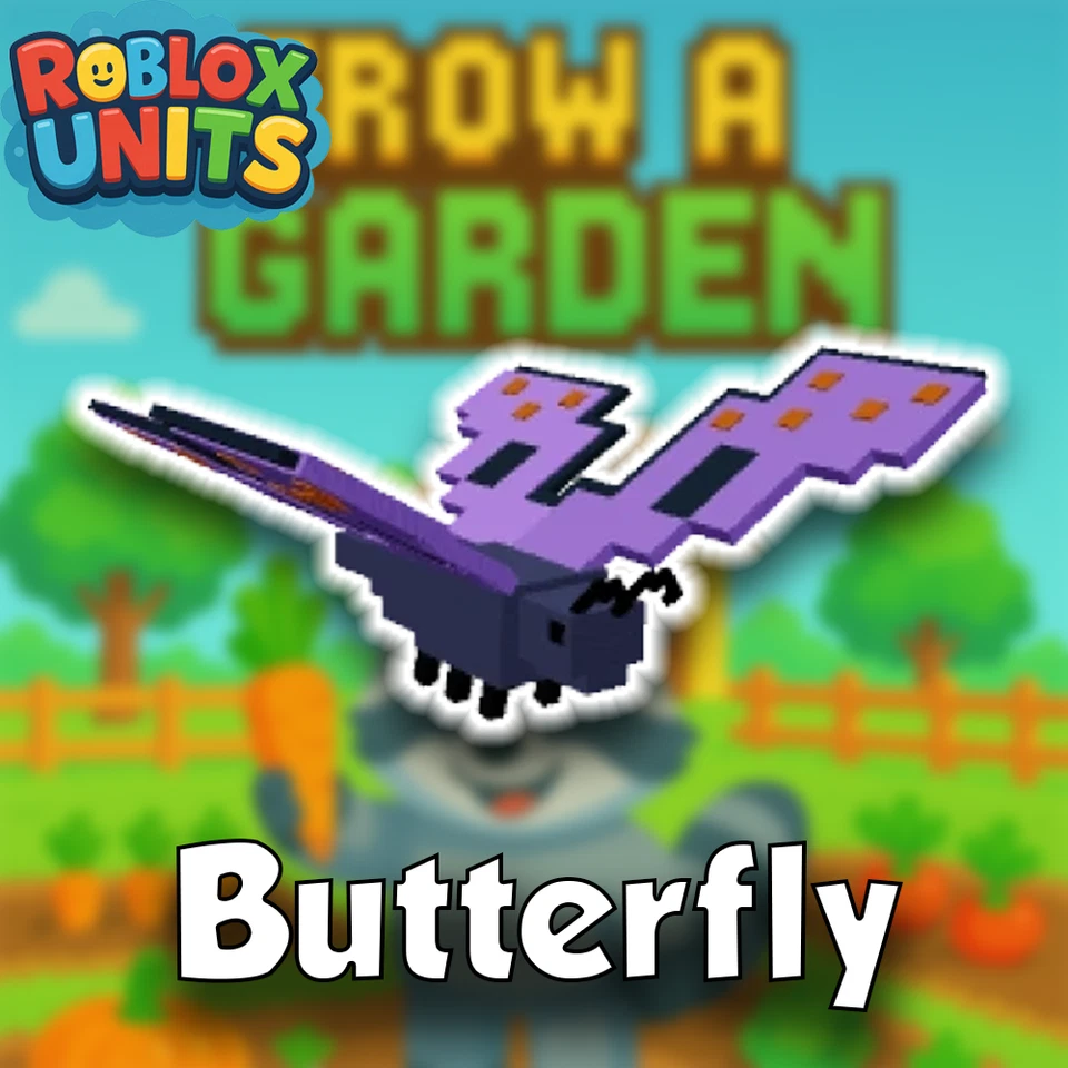 Butterfly - Grow a Garden Roblox | PETS | Cheap & Fast Delivery ✅