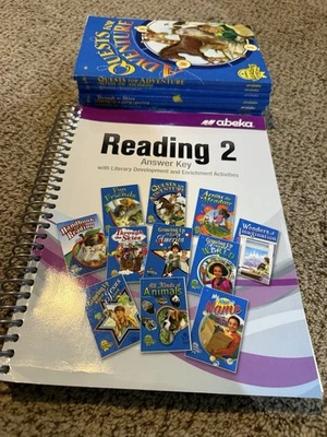 NEW Abeka Grade 2 Readers & Reading Answer Key Books Quest Meadow Skies Wonders - Image 1 of 4