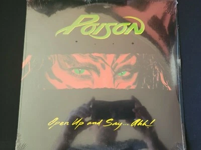 Poison "Open Up And Say...Ahh!" Original LP. Factory Sealed. Censored. RARE ! - Image 1 of 2