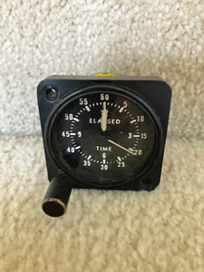 Waltham, Aircraft Mechanical Clock, 1 7/8" Dial, Elapsed Time (htch) - Bild 1 von 4