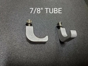 Headrest Clamp 7/8" Billet Aluminum Tube Clamp Fits Nervo, Fiser 2 Pcs - Picture 1 of 1