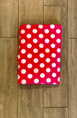 Circo 粉色和白色圆点贴合婴儿床床单 52 英寸长 x 28 英寸 W. (1) 全新无标签 — 第 1/4 张图片