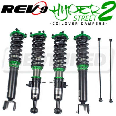 KIT DE SUSPENSIÓN AMORTIGUADOR COILOVER REV9 HYPER-STREET 2 PARA INFINITI Q60 TRACCIÓN TRASERA 2017-24 Foto 1 de 4