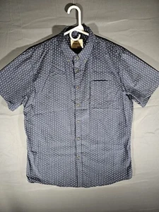 Sovereign Code Men's Shirt Short Sleeve Navy Blue Casual XL - Picture 1 of 8