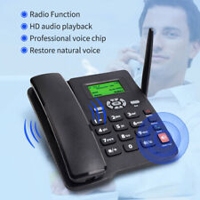 Wireless Gsm Desktop Telephone Dual Sim Card 2G Fixed Fr House Office Hotel Z7A0