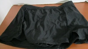 Falda de baño/falda de baño/falda negra/con pantalones cortos~31" cintura para mujer grande - Imagen 1 de 4