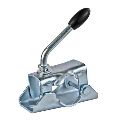 Stützradhalter verzinkt 48 mm Klemmhalter für Stützrad Anhänger Wohnwagen - Bild 1 von 4