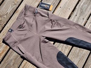 NWT Kerrits Fleece Lite II knee patch riding breeches tights - Lg & XL Available