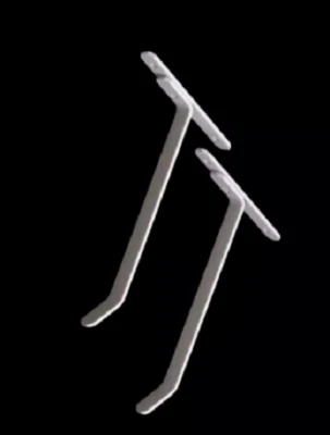 Radiator Shelf Brackets Easy Fit White, One Pair, Comes with set of screws Czyz® - Image 1 of 4