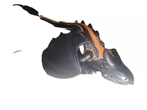 How to Train Your Dragon Toothless Night Fury Movable Toy Figure 2018 Black/Brow - Picture 1 of 10