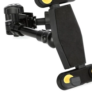Versatile 2-in-1 Tablet and Phone Holder - Adjustable Tower Stand in Black - Photo 1 sur 2