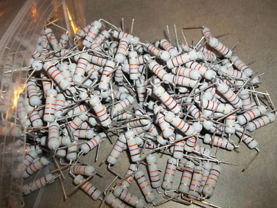 12K 欧姆 3W 5% 公差穿孔金属氧化膜电阻器 2000 年批量 — 第 1/2 张图片