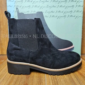 Botines de gamuza Kayla KENSIE para mujer ~ negros ~ varios tamaños - Imagen 1 de 5