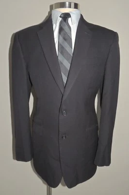 ABRIGO DEPORTIVO HOMBRE CROFT & BARROW NEGRO 2 BOTONES TALLA 42L Foto 1 de 4