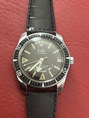 Montre Vintage Difor Polar Guichet - Mécanique Manuelle - Acier Inoxydable - Occasion (état Photo)