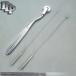 Dos piezas horneadas Rosebud Sounds 7 mm y 9 mm molinete DS-1530 - Imagen 1 de 4