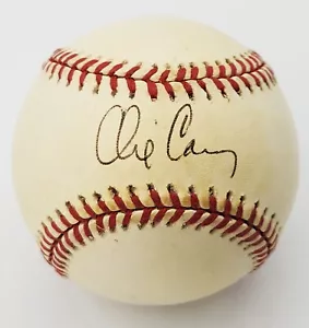 *Signed* Chuck Cary Autographed Official League Baseball + Case Auto No COA - Picture 1 of 2
