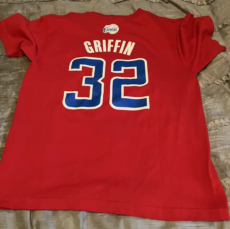 Camiseta BLAKE GRIFFIN Los Angeles CLIPPERS Roja NBA Estilo Juvenil XL Camisa Foto 1 de 3