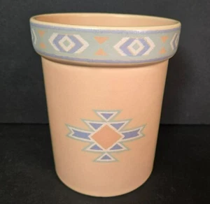 Jarrón de colección años 80 TREASURE CRAFT Southwest con soporte para bote raro - Imagen 1 de 11