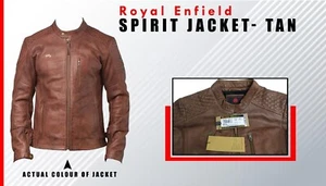 Original Royal Enfield "CHAQUETA ESPÍRITU NEGRO Y MARRÓN" - Imagen 1 de 18