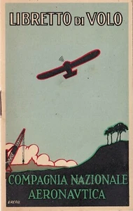 Compagnia Nazionale Aeronautica Libretto di Volo - Littorio 1925 Ezio Ercoli - Picture 1 of 3