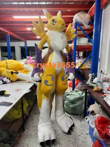 Digital Monster Digimon Renamon Plush Doll Giant Stuffed Toy Pillow 80CM/1.7M - Picture 1 of 12