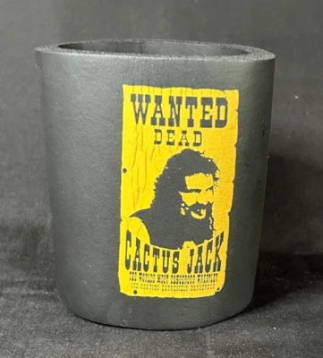 Cactus Jack - Mick Foley - Funda de lata aislada - Enfriador de bebidas WWE WWF WCW Foto 1 de 4