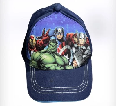 Avengers Youth SnapBack Baseball Cap Hat Marvel OSFM Excellent Condition HTF - Image 1 of 4
