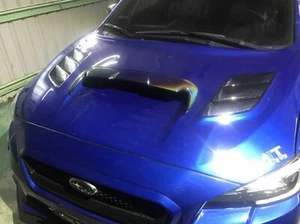 Chameleon For Subaru WRX 4th Cover Trim Sedan NEW STI V Style Hood Scoop Vent - Picture 1 of 11