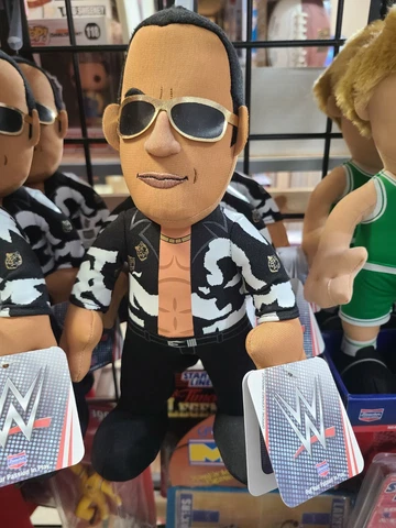 The Rock 10" Plush Figure Bleacher Creatures WWE Superstar Old School Rock NEW Cover