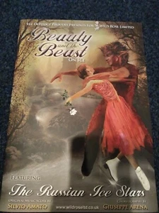 Beauty & The Beast On Ice Theatre Souvenir Brochure - Picture 1 of 2