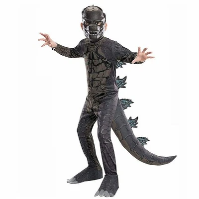 EEYOUNG Kids Boys Godzilla Cosplay Costume Dinosaur Jumpsuit Mask Party Fancy Outfit UK+