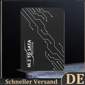 M.2 (NGFF) SSD zu SATA III Festplattengehäuse unterstützt 2230 2242 2260 2280 SS - Afbeelding 1 van 10