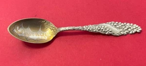 "Cuchara de recuerdo elegante de plata esterlina lavada en oro de Chicago 7,1 g 3,75""" - Imagen 1 de 7