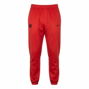 Pantalones deportivos Ohio State Buckeyes para hombre grandes rojos rasgados calentamiento Dri Fit Nike - Imagen 1 de 6