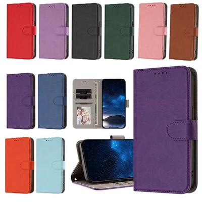 For Samsung Galaxy S20 Ultra S20FE S10+ S9 S8 Magnetic Flip Leather Wallet Case - Image 1 of 4